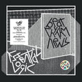 the album cover for Essential Logic - Beat Rhythm News (Waddle Ya Play) [45th Anniversary Edition, BLACK & WHITE SPLATTER VINYL]
