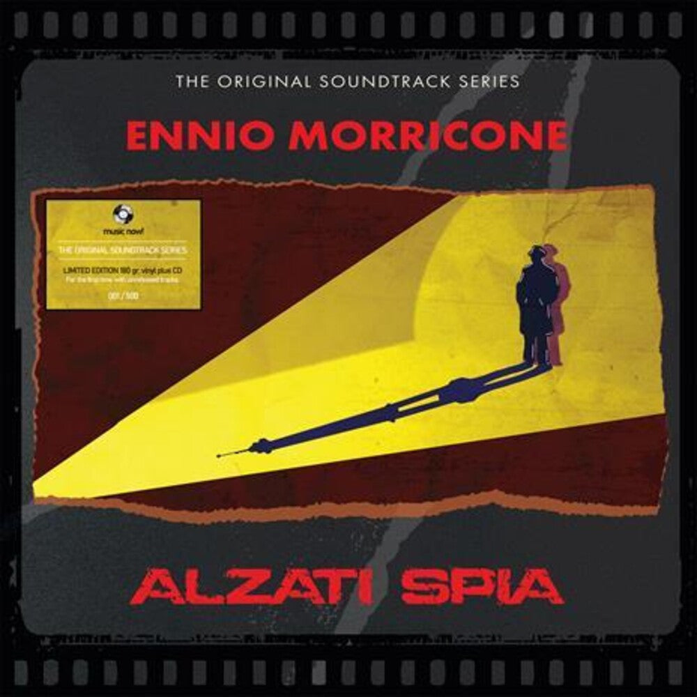 the album cover for Ennio Morricone  (W/Cd) (Colv) (Ltd) (Ogv) (Ylw) - Alzati Spia - O.S.T. - Transparent Yellow Vinyl