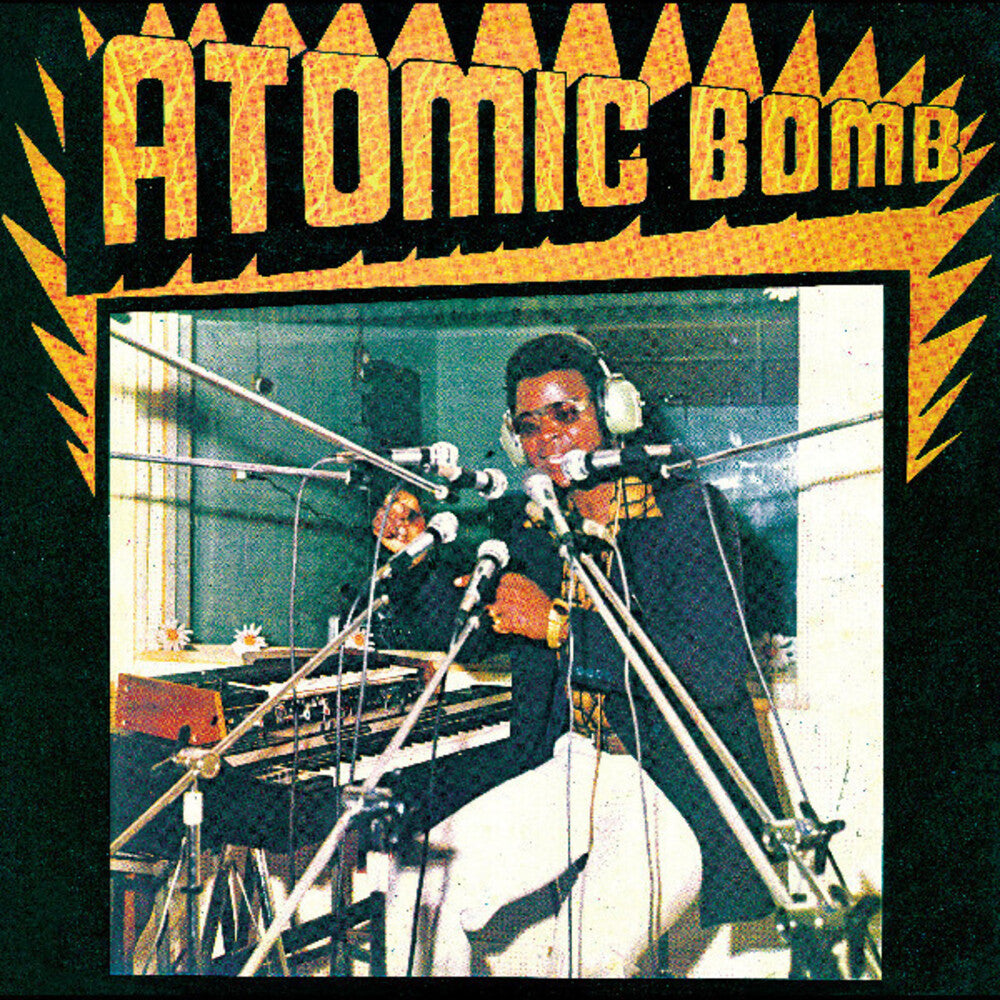 the album cover for William Onyeabor - Atomic Bomb [Colored Vinyl] (Red)