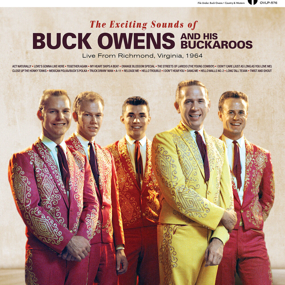 the album cover for Buck Owens  & His Buckaroos - Exciting Sounds Of Buck Owens And His Buckaroos