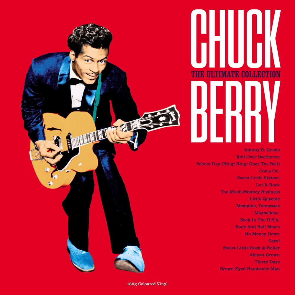 the album cover for Chuck Berry - Ultimate Collection [Colored Vinyl] [180 Gram] (Red) (Uk)