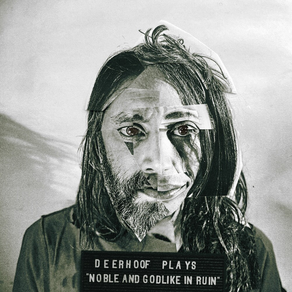 the album cover for Deerhoof - Noble & Godlike In Ruin - Green [Colored Vinyl] (Grn)