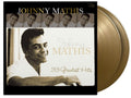 the album cover for Johnny Mathis - 33 Greatest Hits - 180gm Gold Vinyl [Colored Vinyl] (Gol)