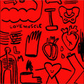 the album cover for LOVEMUSCLE (Sir Froderick and Georgie Sweet) - LOVEMUSCLE