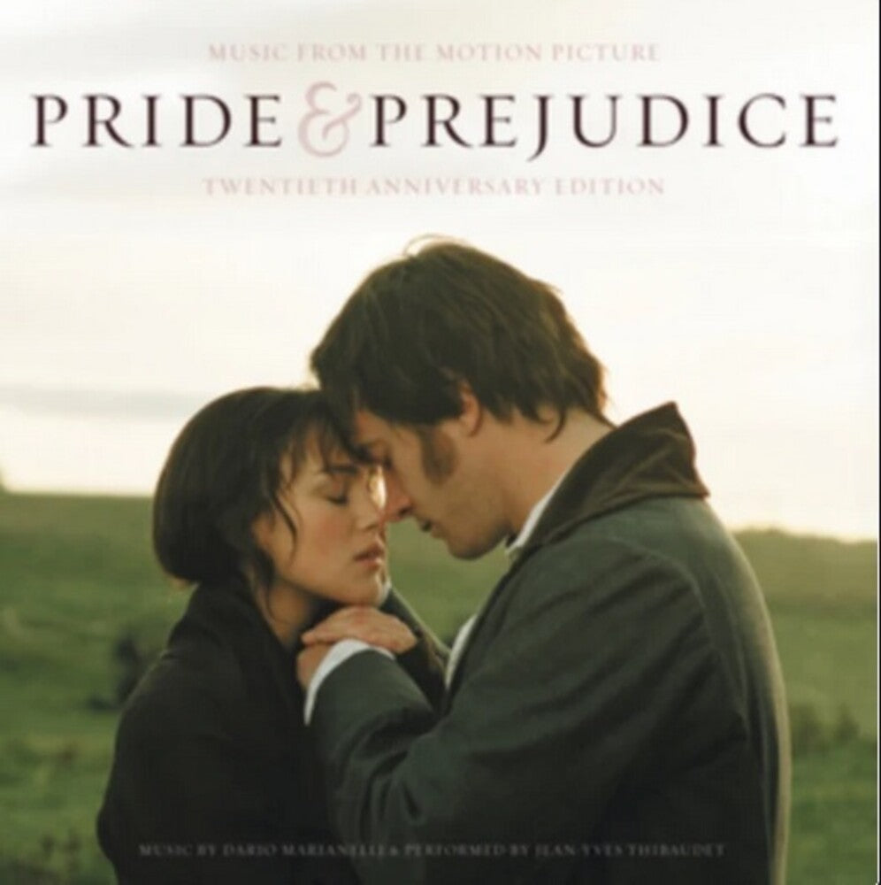 the album cover for Dario Marianelli/Jean-Yves Thibaudet - Pride &amp; Prejudice (Music From The Motion Picture) [Twentieth Anniversary Edition Deluxe LP]