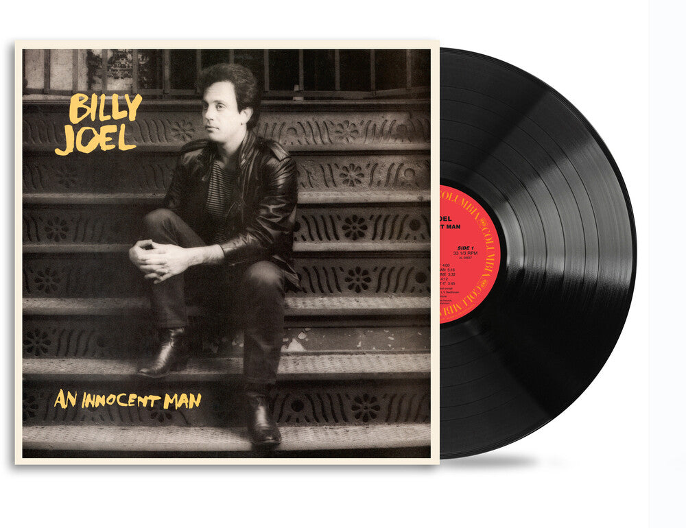 the album cover for Billy Joel - An Innocent Man