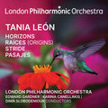 the album cover for London Philharmonic Orchestra - Tania Leon: Horizons Raices (Origins) Stride