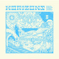 the album cover for Daniel Donato - Horizons - Clear Blue (Blue) [Clear Vinyl]