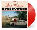 the album cover for Bones Owens - Best Western [Opaque Red LP]
