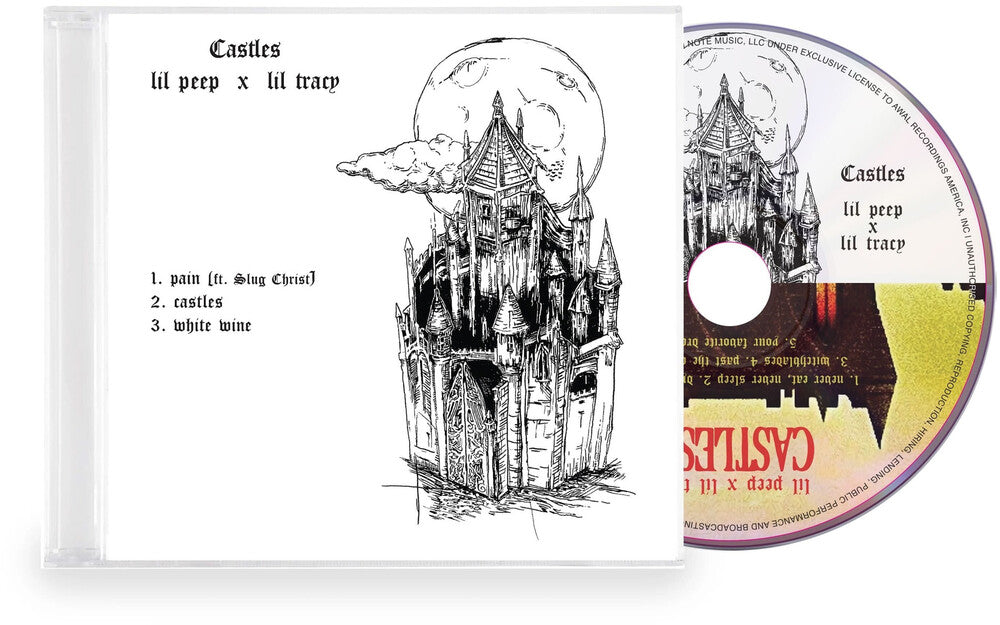 the album cover for Lil Peep &amp; Lil Tracy - Castles I &amp; II