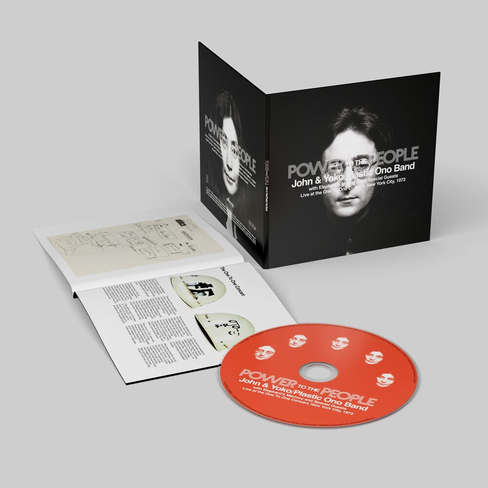 the album cover for John Lennon, Plastic Ono Band - Power To The People: Live at the One To One Concert [CD]
