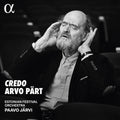 the album cover for Estonian National Orchestra - Arvo Part: Credo