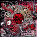 the album cover for Zombina & The Skeletones - In Sinistereo [Colored Vinyl] [Limited Edition] (Red) [With Booklet]
