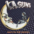 the album cover for La Guns - Man In The Moon (Blue) [Colored Vinyl] (Aniv)