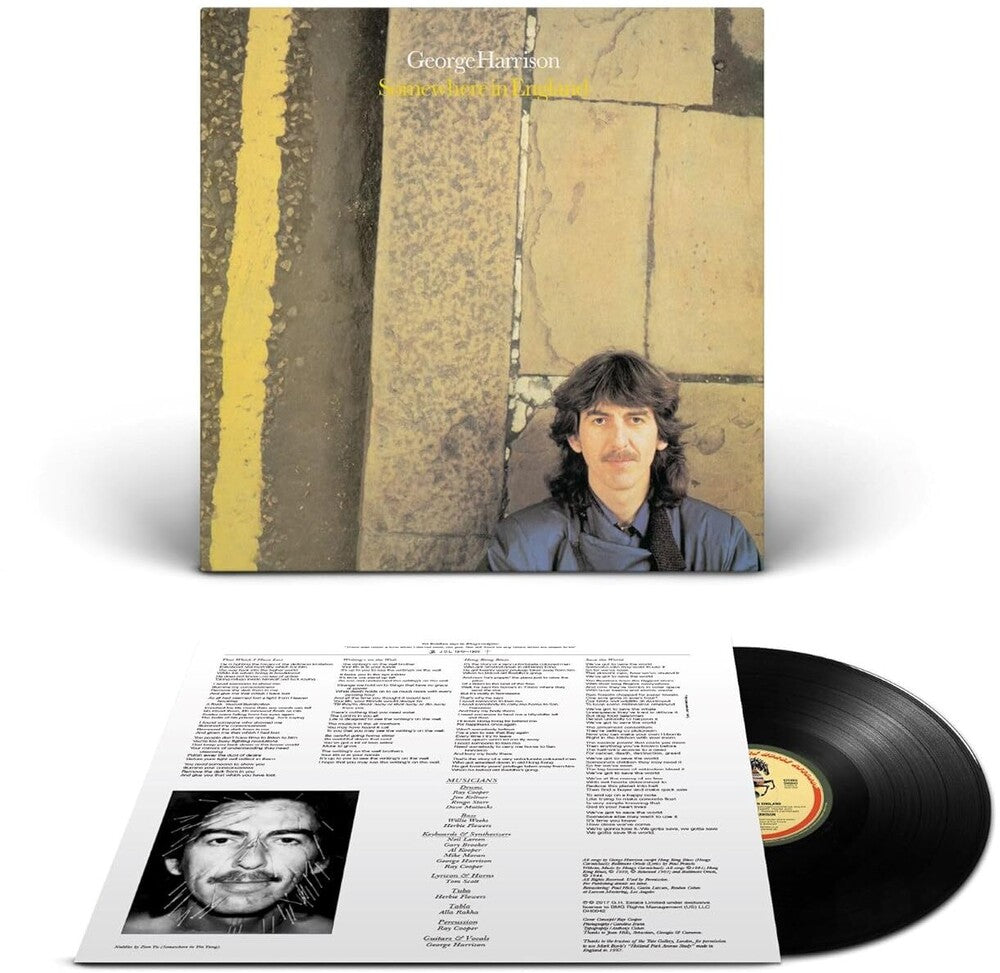 the album cover for George Harrison - Somewhere In England [180 Gram]