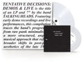 Tentative Decisions: Demos & Live [RSD Black Friday 2025]