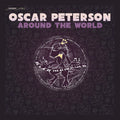 the album cover for Oscar Peterson - Around The World