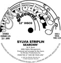the album cover for Sylvia Striplin - Searchin (Uk)