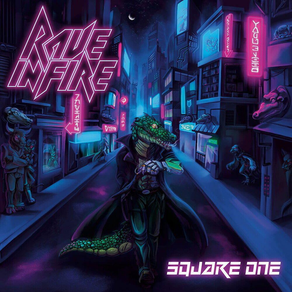 the album cover for Rave in Fire - Square One [Pink]