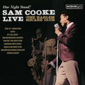the album cover for Sam Cooke - Live At The Harlem Square