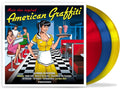 the album cover for American Graffiti / Various (Blue) (Colv) (Red) - American Graffiti / Various - Red Blue & Yellow