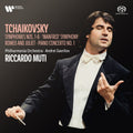 the album cover for Riccardo Muti  / Philharmonia Orchestra - Tchaikovsky: Symphonies 1-6, Manfred