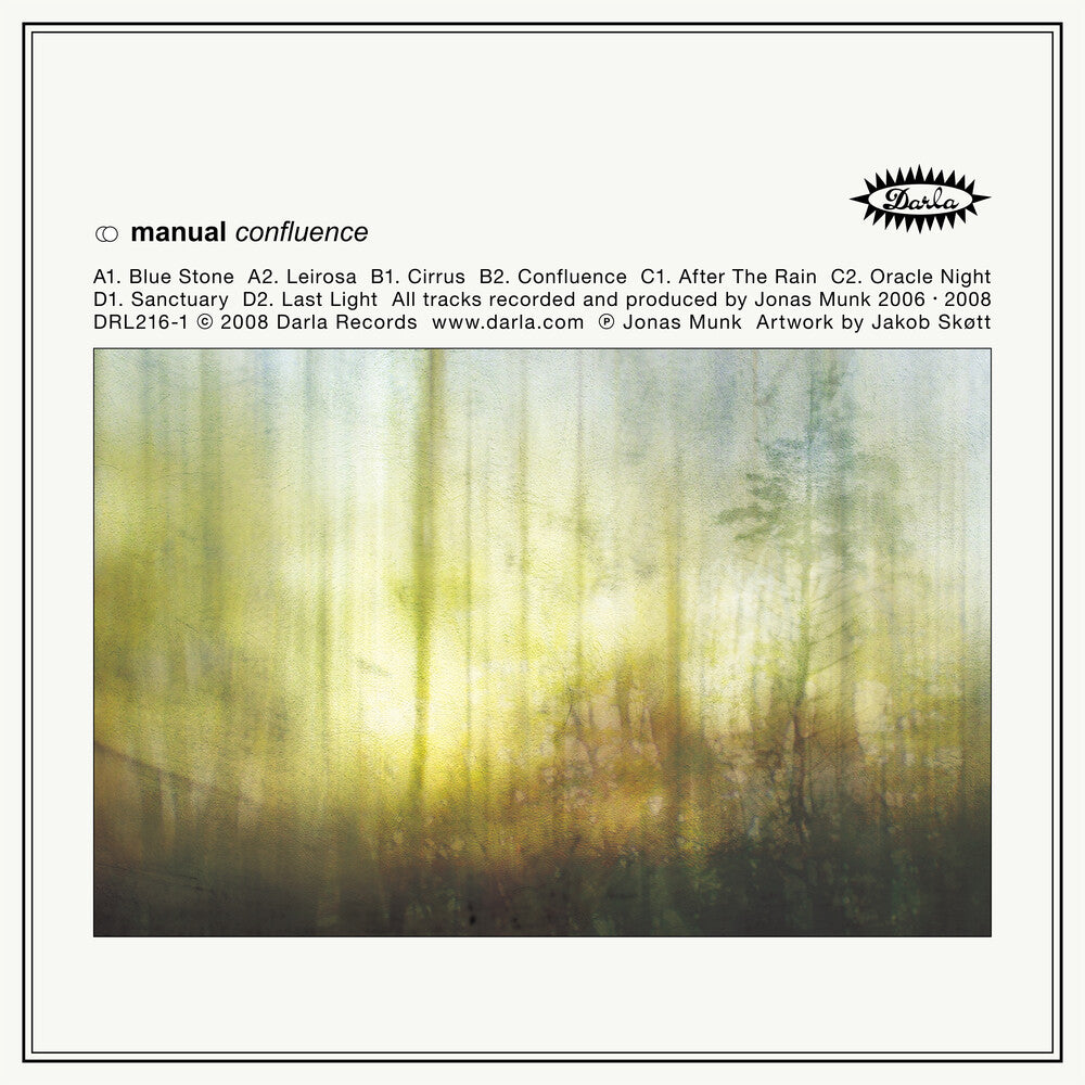 the album cover for Manual - Confluence [Clear Vinyl]