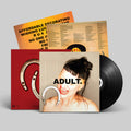 the album cover for ADULT. - Kissing Luck Goodbye (Uk)