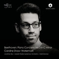 the album cover for Jonathan Biss  / Swedish Radio Symphony - Beethoven: Piano Concerto No.3; Shaw: Watermark