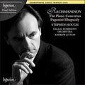 the album cover for Rachmaninoff / Hough / Litton / Dallas Symphony - Rachmaninoff: Piano Ctos 1-4 / Paganini Rhapsody