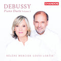 the album cover for Lous Lortie - Debussy: Piano Duets Vol. 2