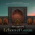 the album cover for Pauline Harris  Kim - Ramin Heydarbeygi: Echoes Of Gusan