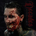the album cover for Motionless In White - Decades [Black, Ruby and Tan Galaxy]