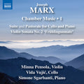the album cover for Minna Pensola - Marx: Chamber Music Vol. 1