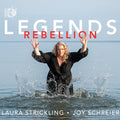 the album cover for Laura Strickling - Legends - Rebellion