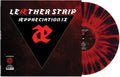 the album cover for Leæther Strip - Æppreciation IX[Black/Red Splatter]