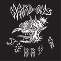 the album cover for Hard-Ons / Jerry A. - Hard-Ons/Jerry A. [Blue]