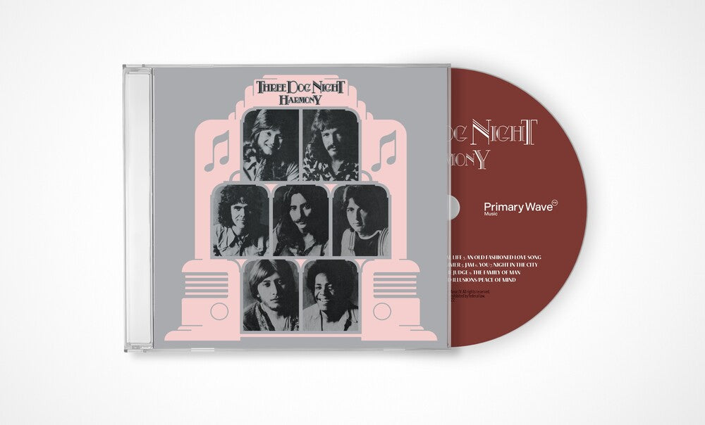the album cover for Three Dog Night - Harmony (Aniv) [Remastered]