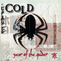 the album cover for Cold - Year Of The Spider - Clear With Red & Black Swirl