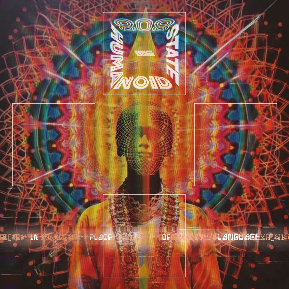 808 State & Humanoid — In Place of Language - EP, vinyl LP album cover