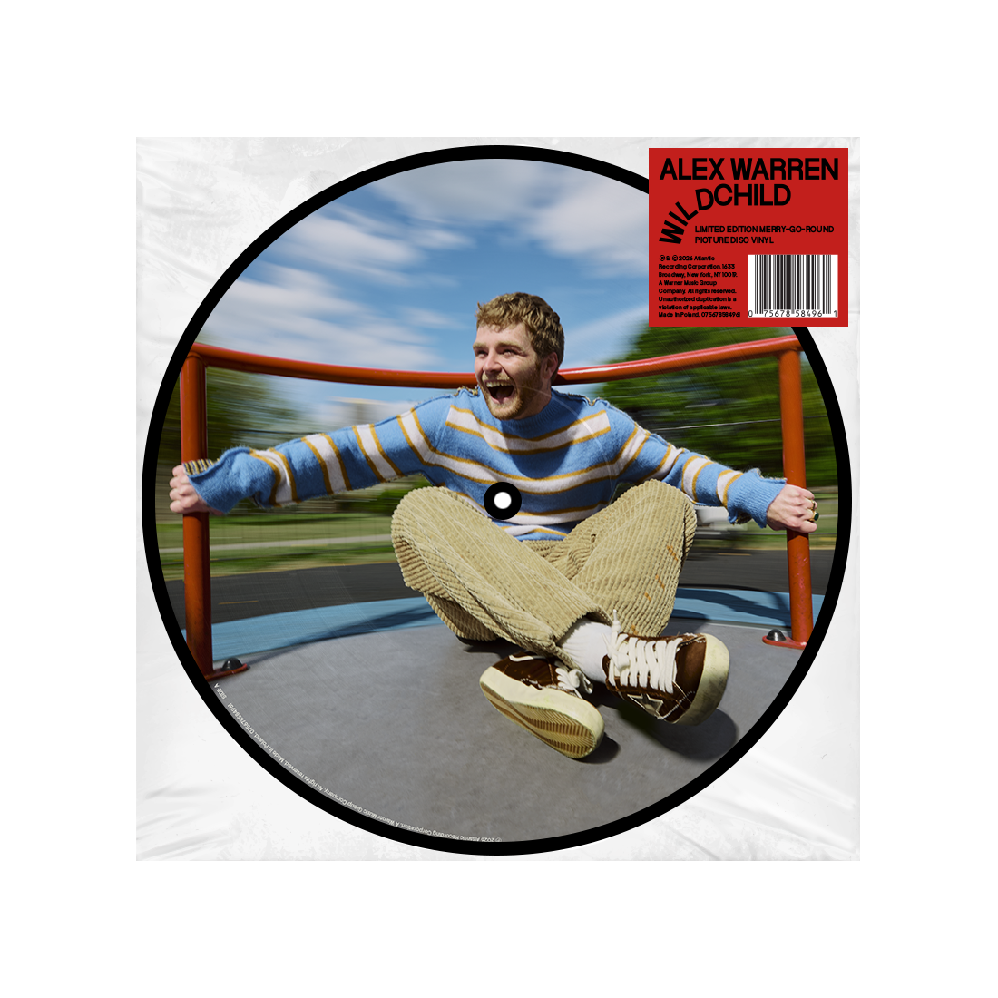 **PRE-ORDER** Alex Warren - LICORICE PIZZA EXCLUSIVE Wild Child Picture Disc (only 200 copies made)