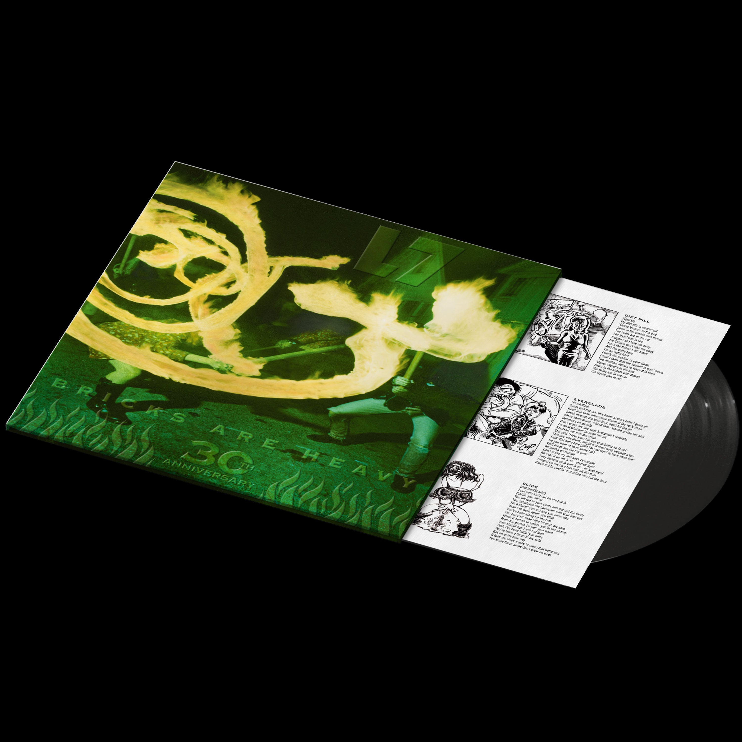 L7 BLACK vinyl - Bricks Are Heavy (30th Anniversary)