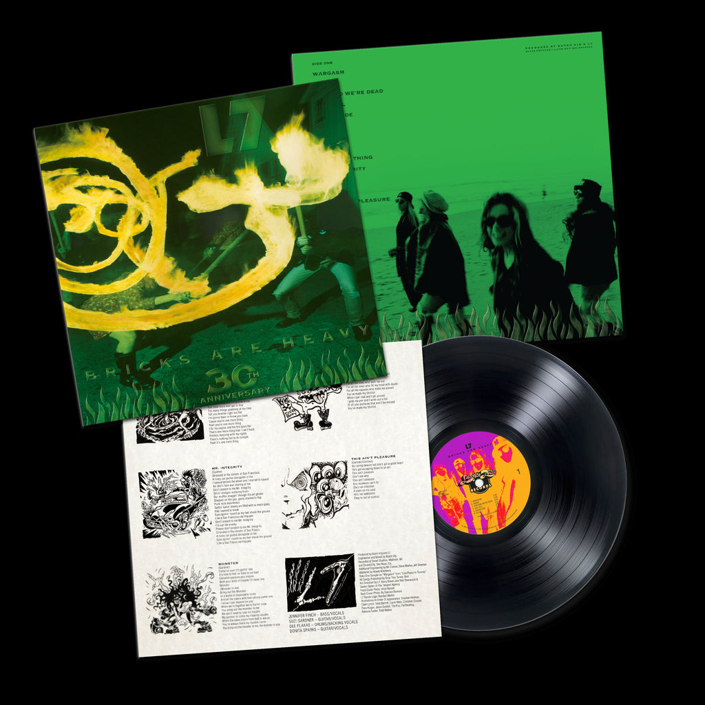 L7 BLACK vinyl - Bricks Are Heavy (30th Anniversary)