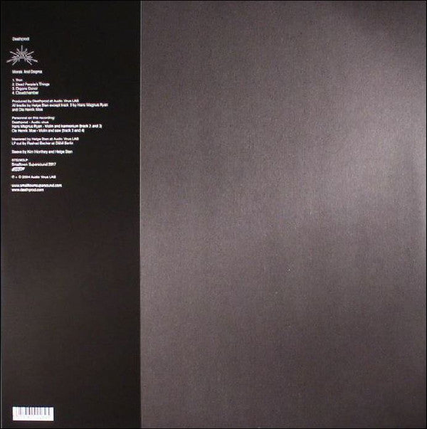 Deathprod - Morals And Dogma (Gate) [LP]