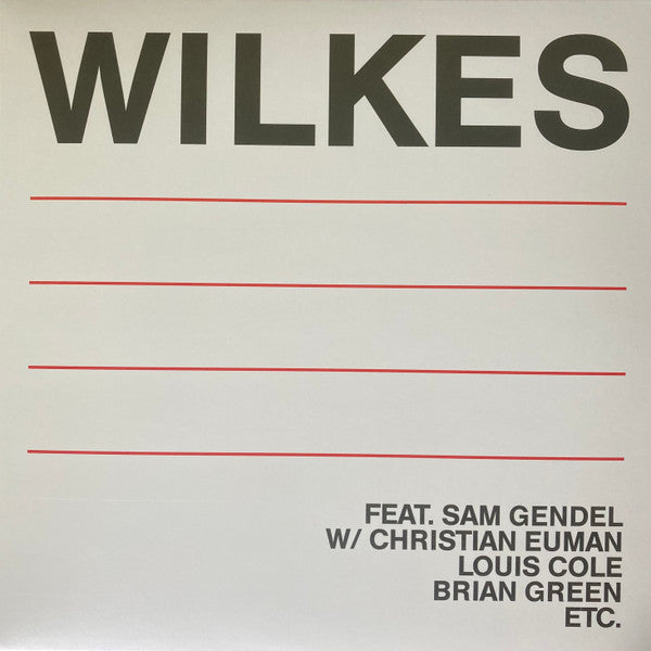 Sam Wilkes - Wilkes [LP]