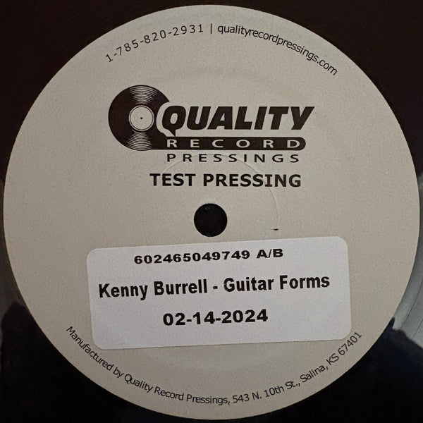 Kenny Burrell - Guitar Forms (Verve Acoustic Sounds Series) [LP]
