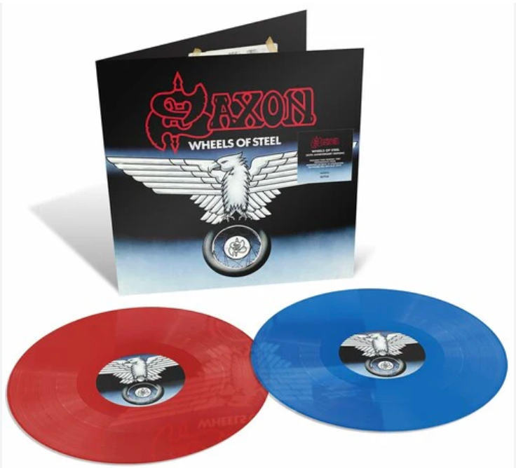 Saxon - Wheels of Steel [45 Anniversary Red and Blue] (2LP)