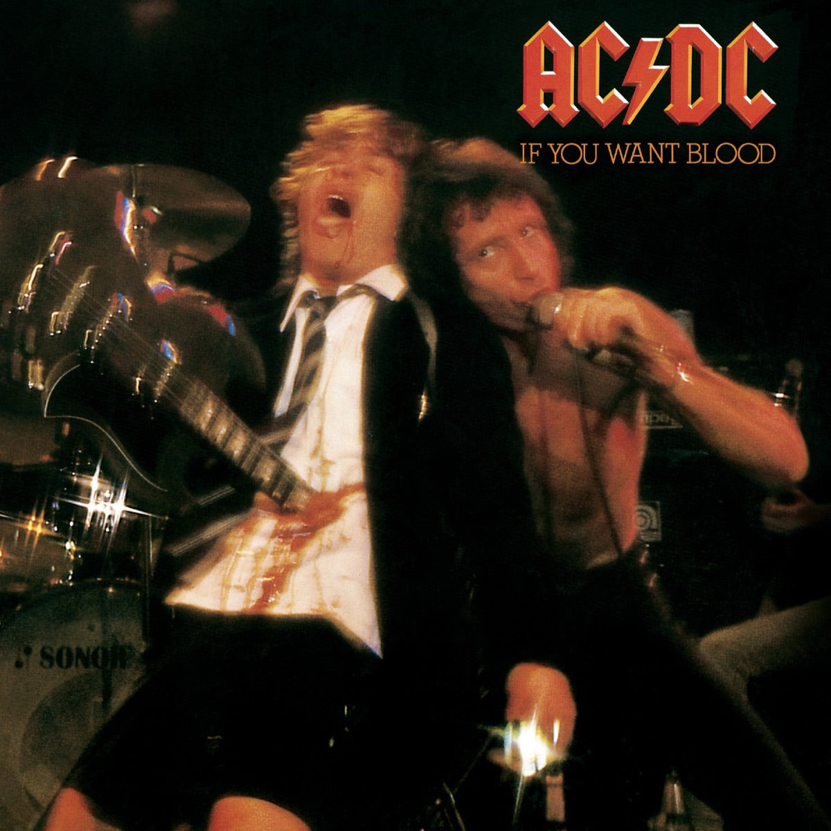 AC/DC — If You Want Blood, You've Got It (Live), vinyl LP album cover
