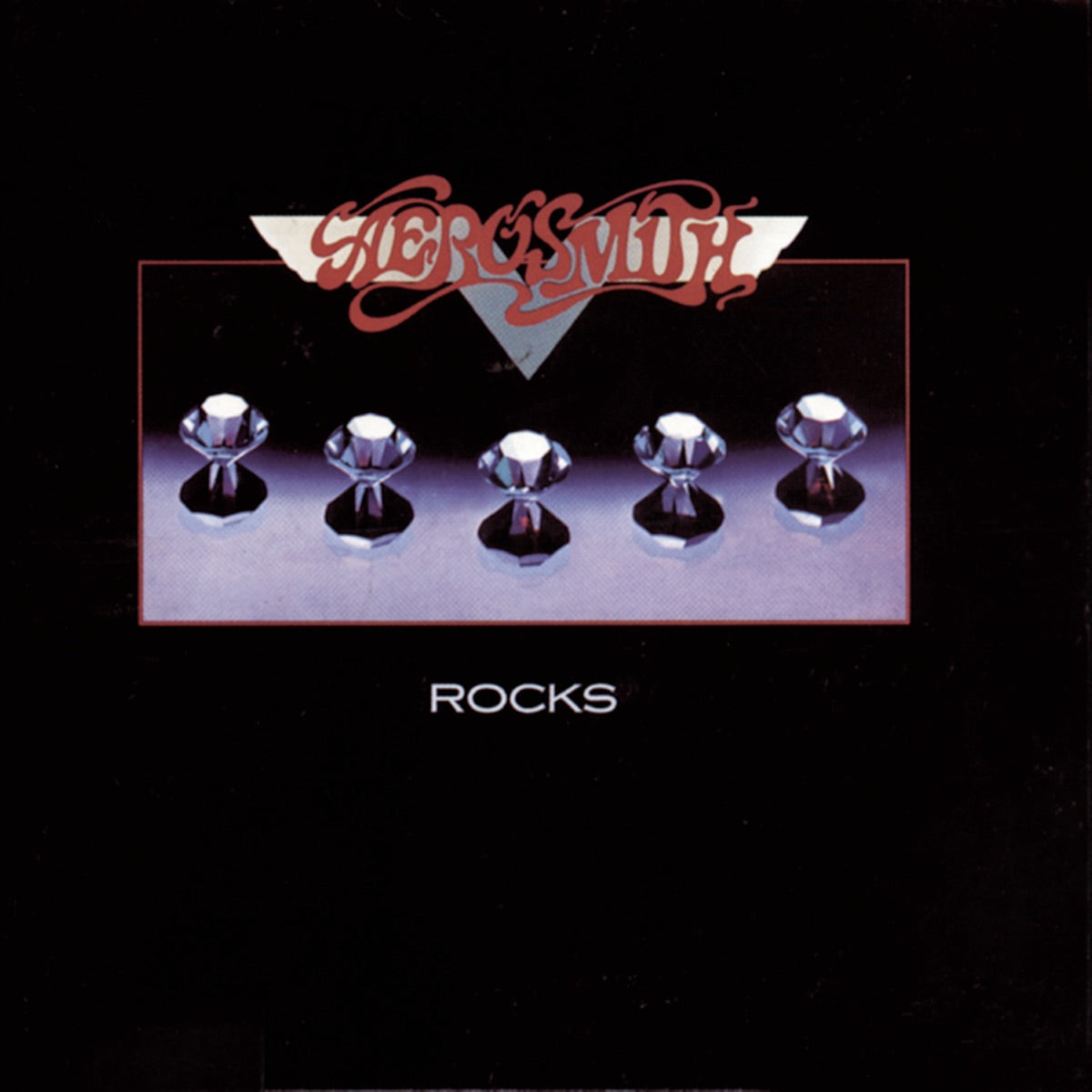 Aerosmith — Rocks, vinyl LP album cover