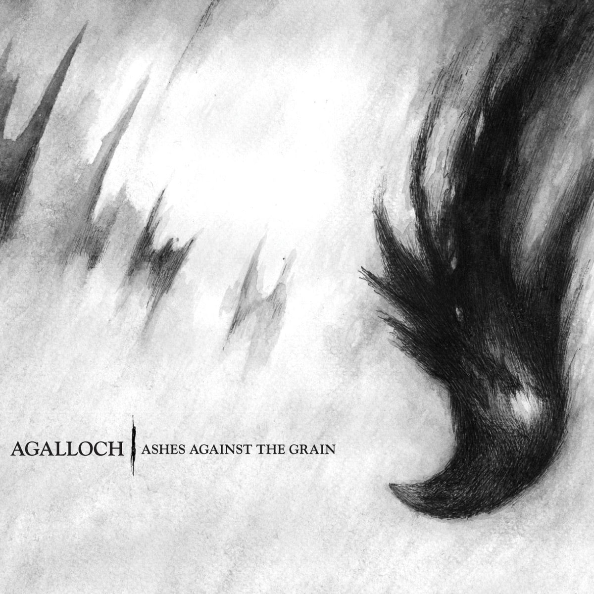 Agalloch — Ashes Against the Grain, vinyl LP album cover